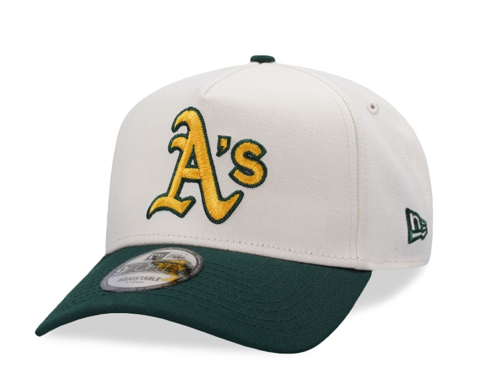 New Era Oakland Athletics Chrome Two Tone Edition 9Forty A Frame Snapback Gorra