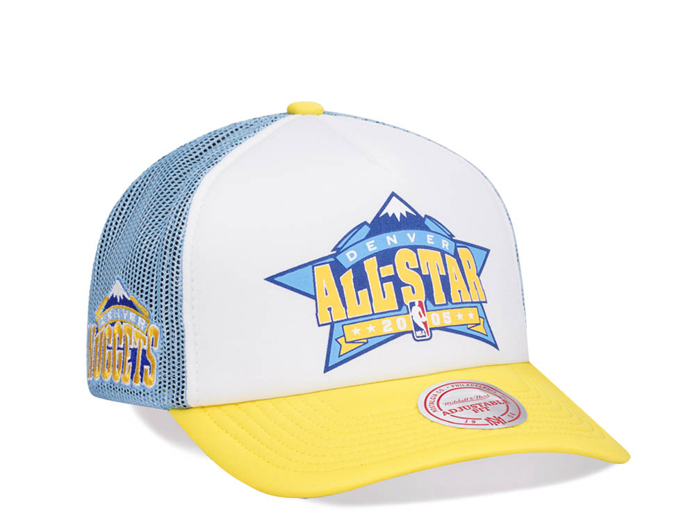 Mitchell & Ness Denver Nuggets All Star 2005 Party Time Trucker Snapback Gorra