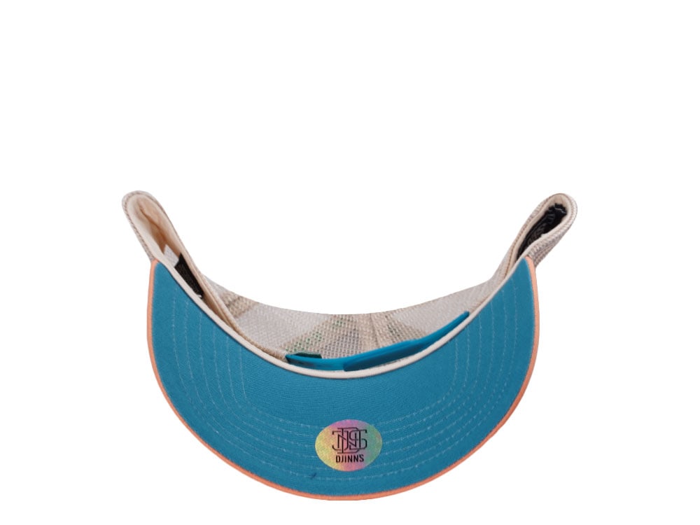Djinns Coastal Kitchen Beach Bevvies Brown Trucker Snapback Gorra