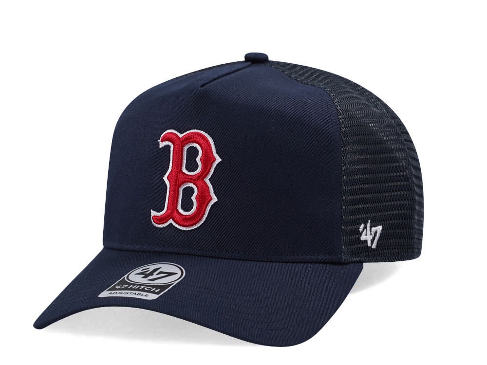 47Brand Boston Red Sox Navy Trucker Hitch Snapback Gorra
