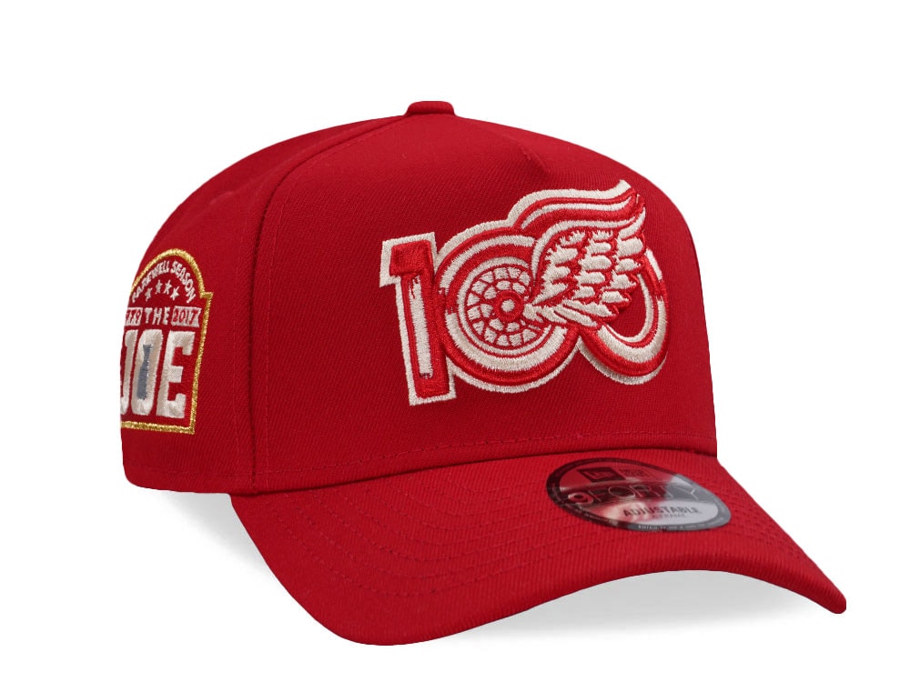 New Era Detroit Red Wings Farewell Season Red Prime Edition 9Forty A Frame Snapback Gorra