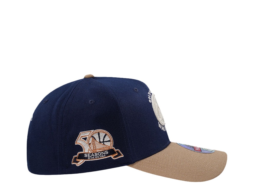 Mitchell & Ness Golden State Warriors Sand Storm Classic Red Stretch Snapback Gorra