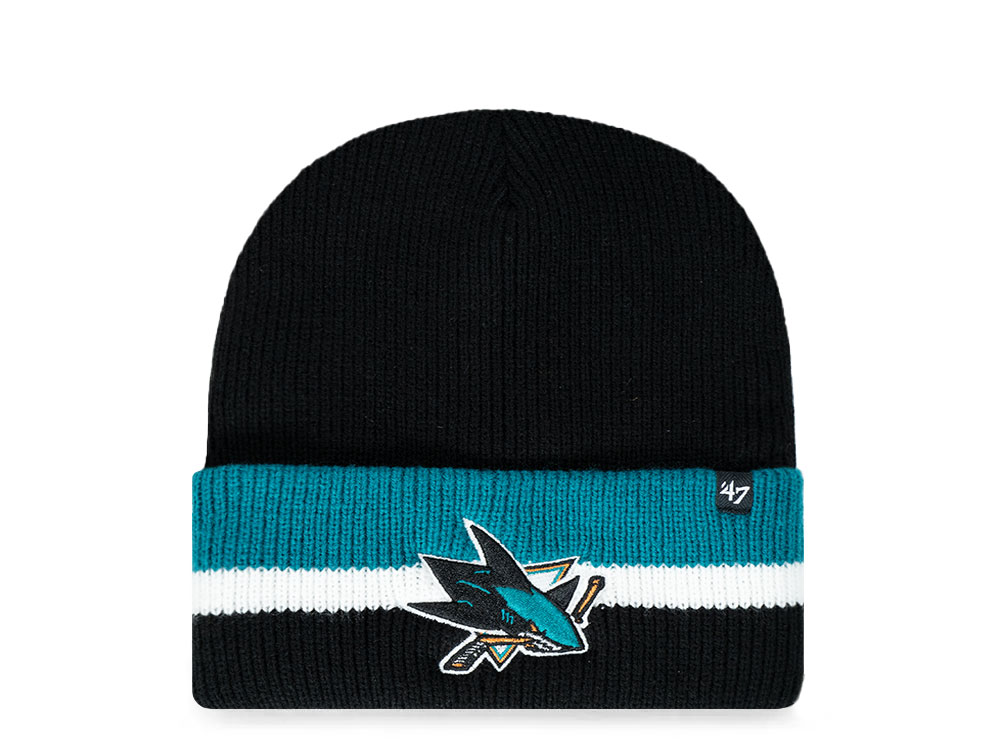 47Brand San Jose Sharks Black Split Gorro