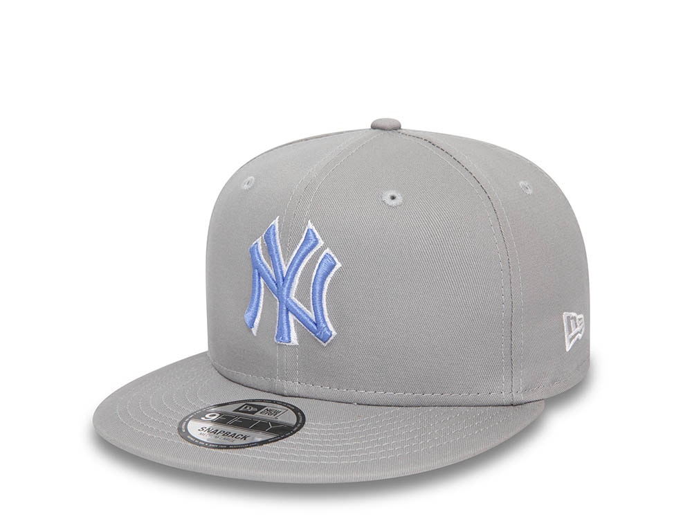 New Era New York Yankees White Outline Grey 9Fifty Snapback Gorra