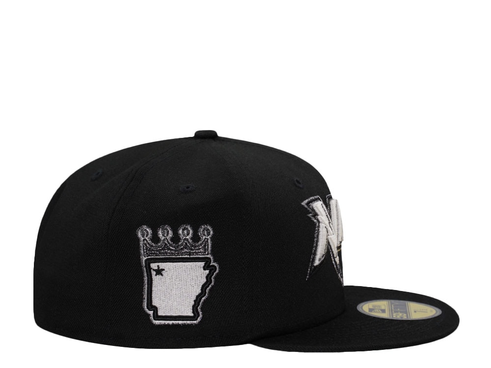 New Era Northwest Arkansas Naturals Black Prime Edition 59Fifty Fitted Gorra
