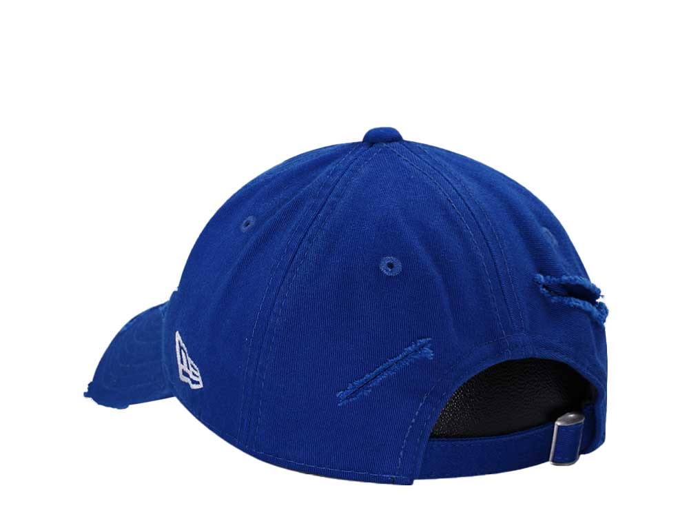 New Era New York Mets Light Royal Washed Distress 9Twenty Strapback Gorra