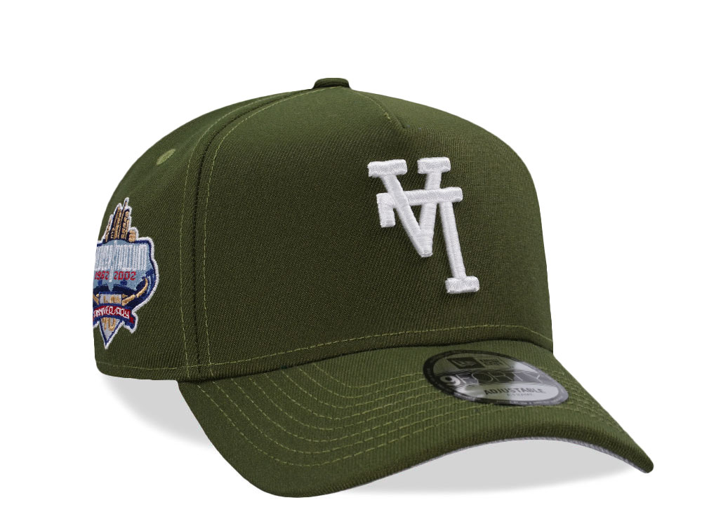 New Era Los Angeles Dodgers 40th Anniversary Olive Prime Edition 9Forty A Frame Snapback Gorra