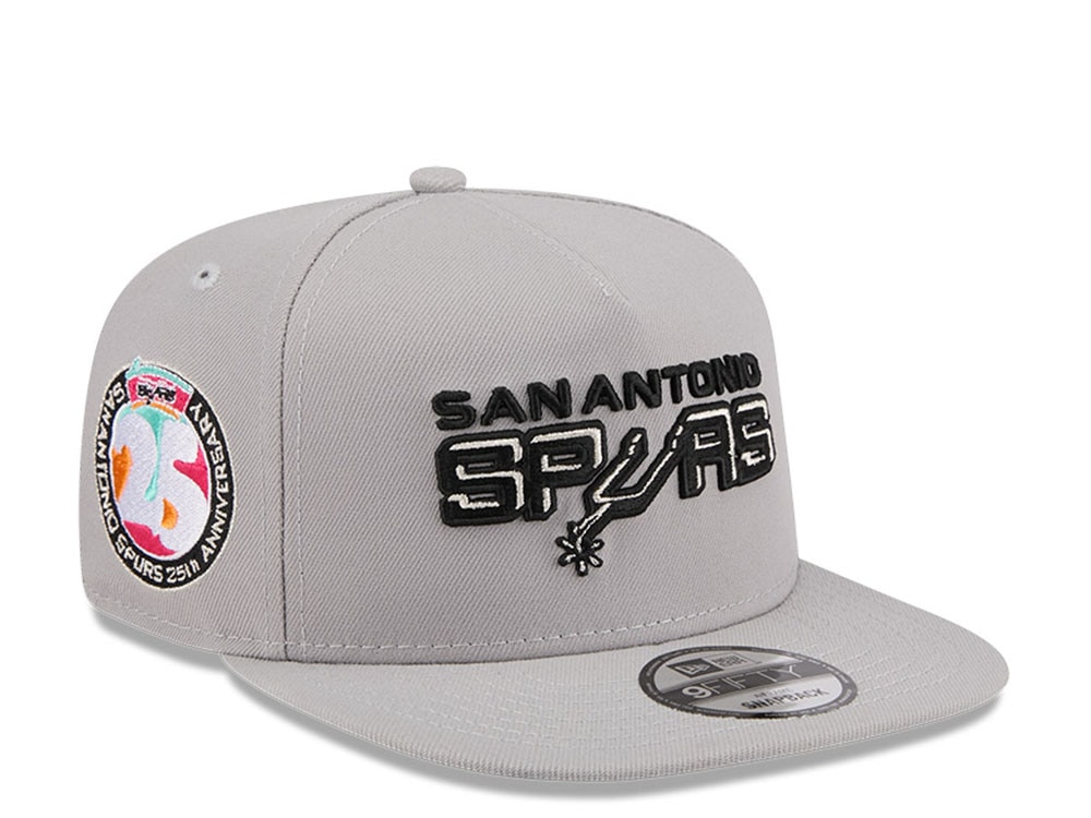 New Era San Antonio Spurs 25th Anniversary HWC Edition 9Fifty A Frame Snapback Gorra