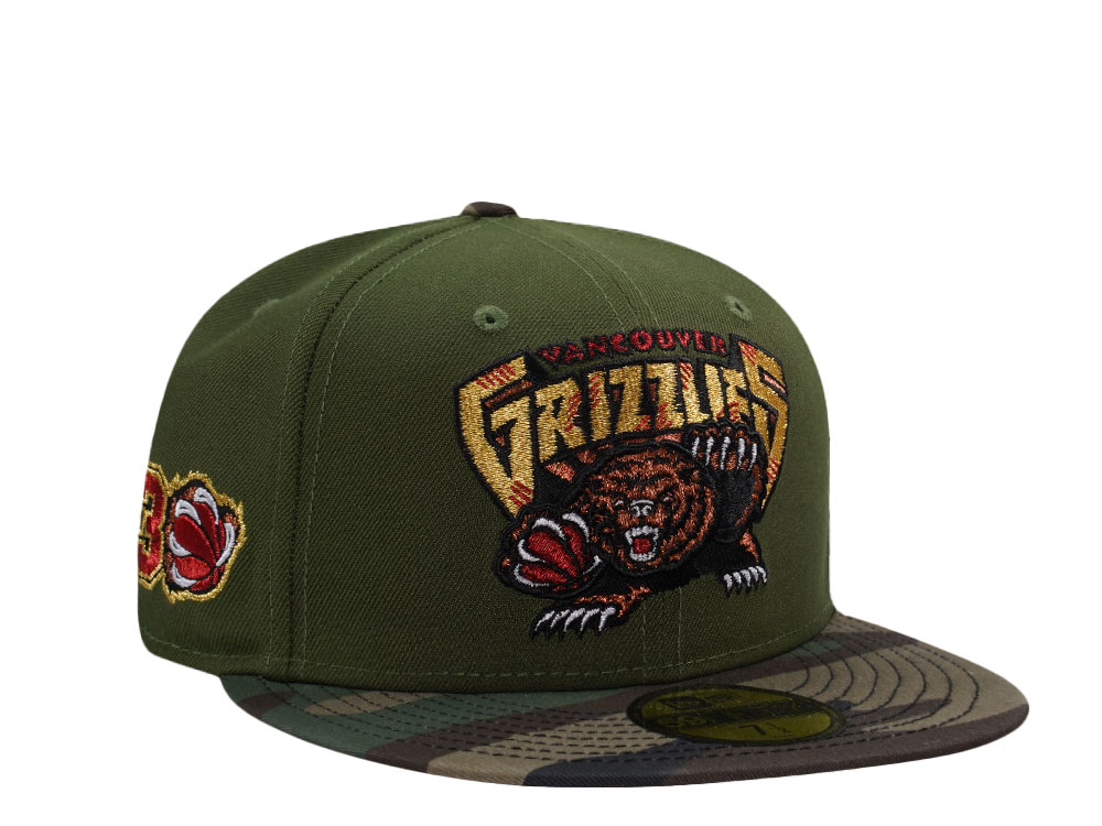 New Era Memphis Grizzlies 30th Anniversary Rifle Camo Edition 59Fifty Fitted Gorra