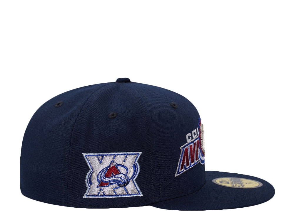 New Era Colorado Avalanche 30th Anniversary Ocean Blue Prime Edition 59Fifty Fitted Gorra