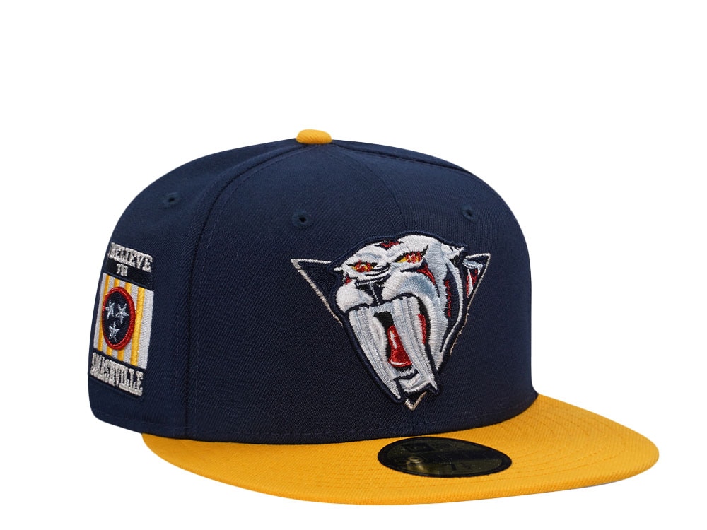 New Era Nashville Predators Sabertooth Two Tone Prime Edition 59Fifty Fitted Gorra