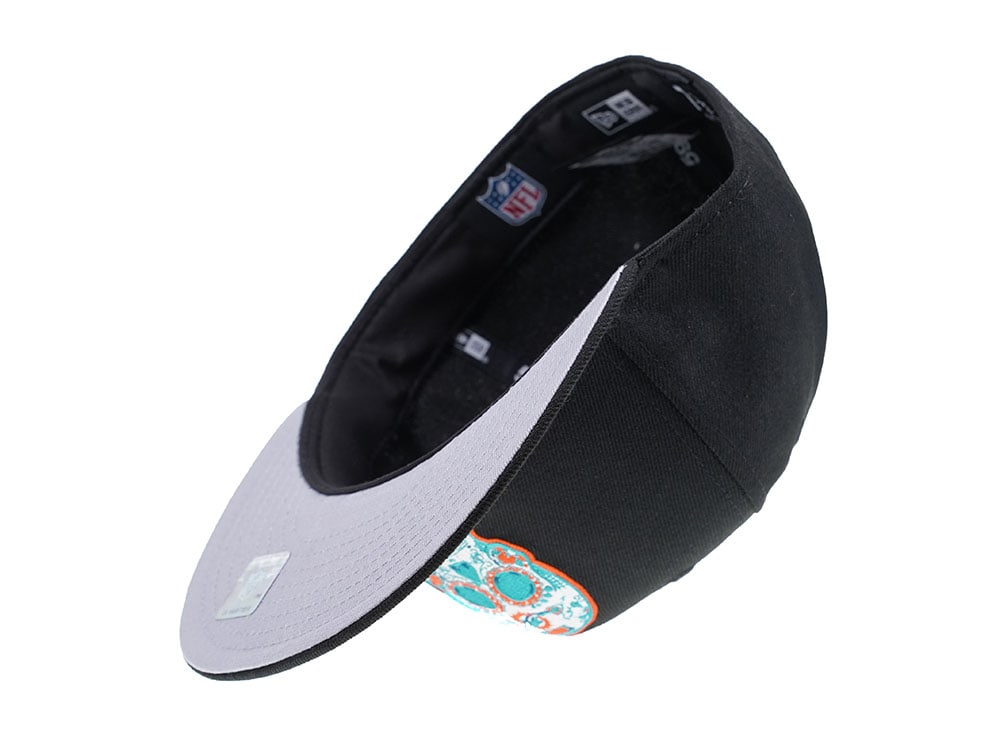 New Era Miami Dolphins Skull Edition 59Fifty Fitted Gorra