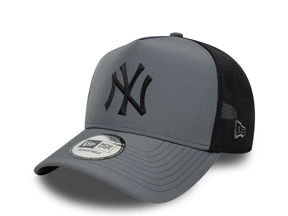 New Era New York Yankees Gray Edition 9Forty A Frame Trucker Snapback Gorra