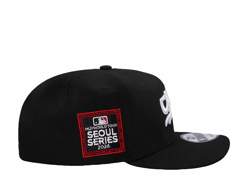 New Era Los Angeles Dodgers Seoul Black Two Tone Edition 9Fifty A Frame Snapback Gorra