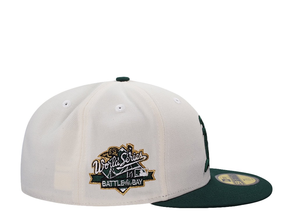 New Era Oakland Athletics World Series 1989 Chrome Two Tone Edition 59Fifty Fitted Gorra