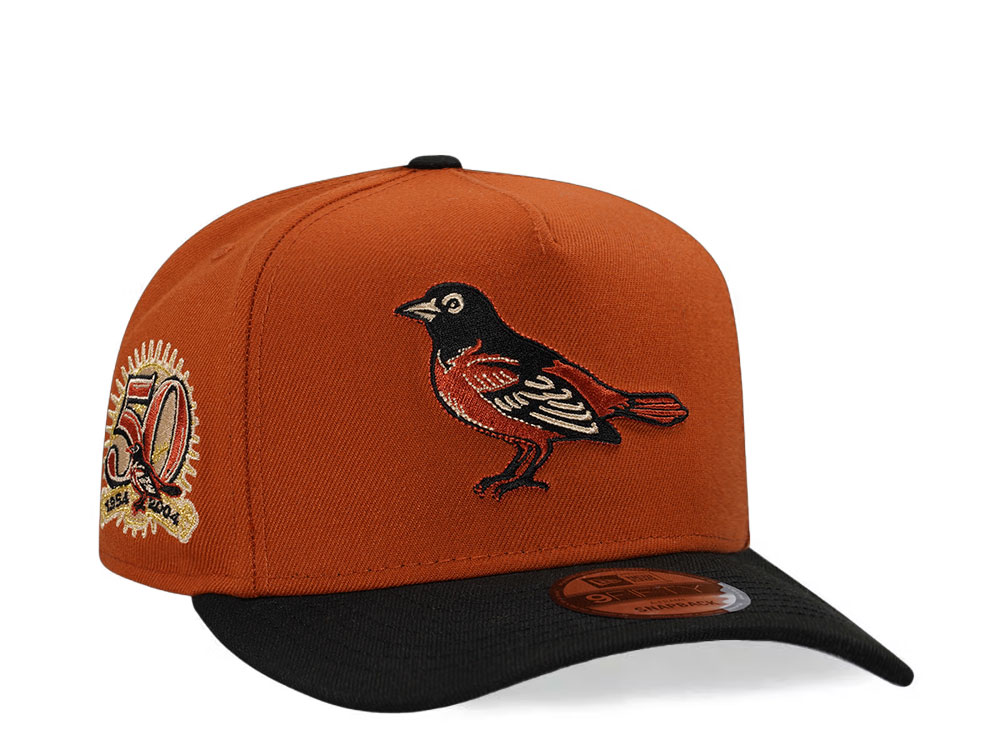 New Era Baltimore Orioles 50th Anniversary Two Tone Edition 9Fifty A Frame Snapback Gorra