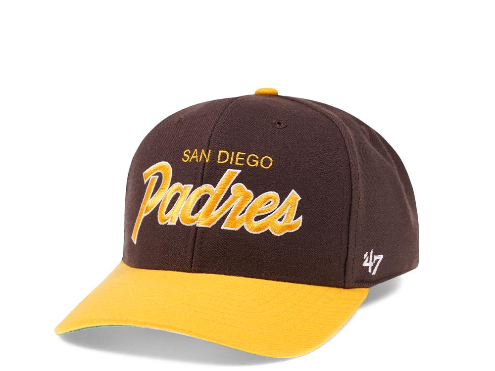 47Brand San Diego Padres Classic DP Brown Snapback Gorra
