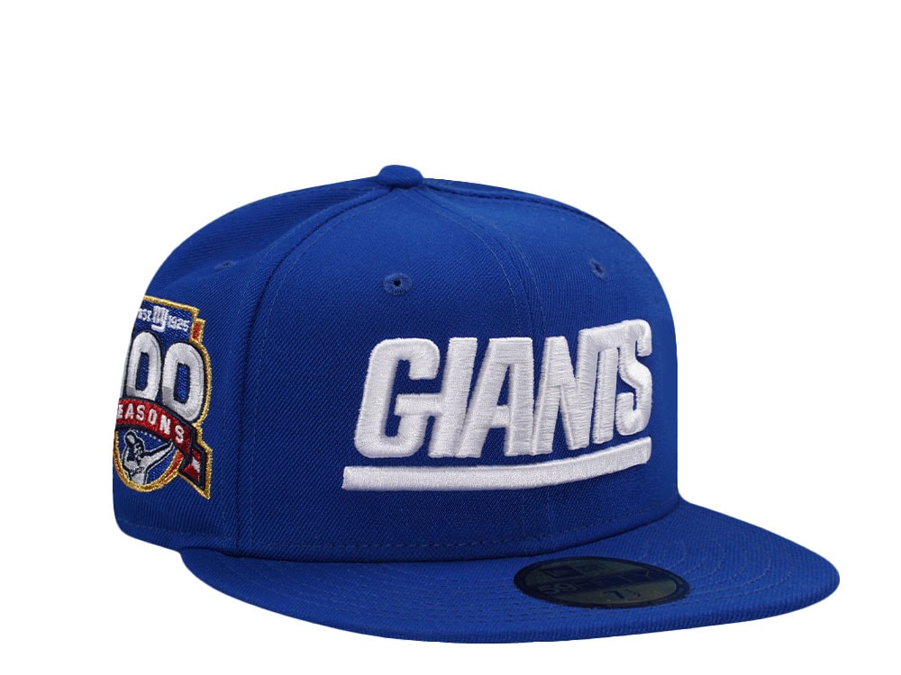 New Era New York Giants 100 Seasons Blue Prime Edition 59Fifty Fitted Gorra