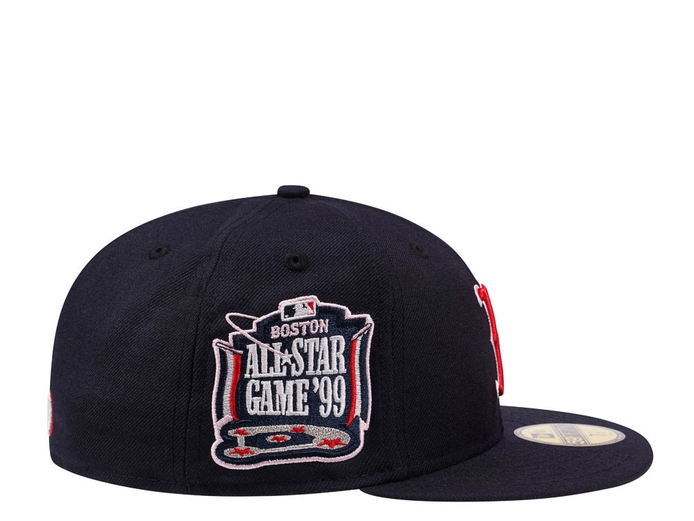 New Era Boston Red Sox All Star Game 1999 Navy and Pink Edition 59Fifty Fitted Gorra