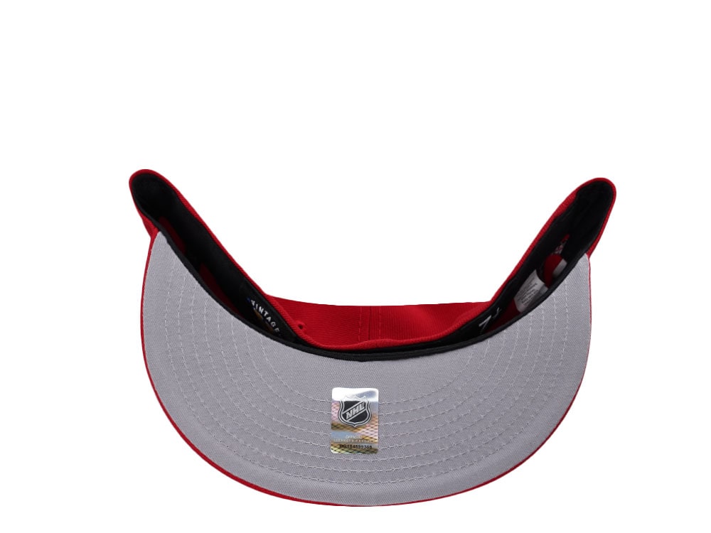 New Era Florida Panthers 20th Anniversary Metallic Scarlet Red Prime Edition 59Fifty Fitted Gorra