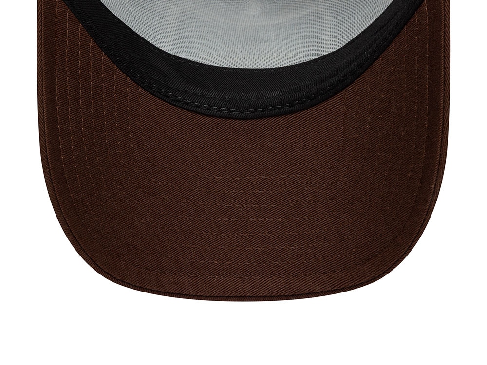 New Era Patch Brown Edition 9Forty A Frame Trucker Snapback Gorra