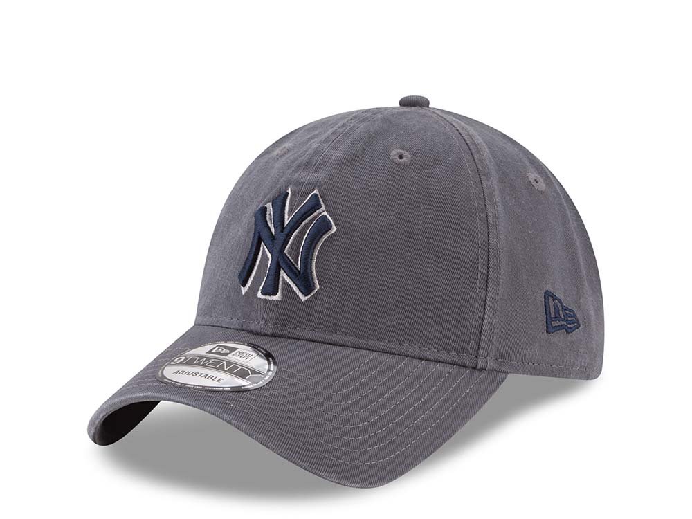New Era New York Yankees Gray Core Classic 9Twenty Strapback Gorra