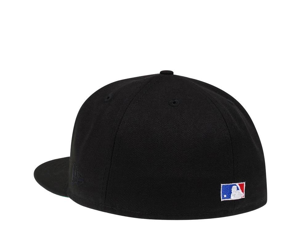 New Era Texas Rangers Arlington Stadium Black Throwback Edition 59Fifty Fitted Gorra