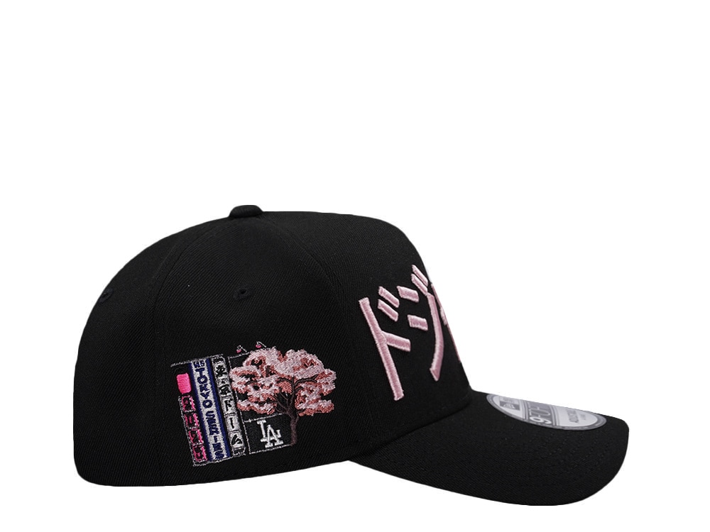New Era Los Angeles Dodgers Tokyo Series Black Prime Edition 9Forty A Frame Snapback Gorra