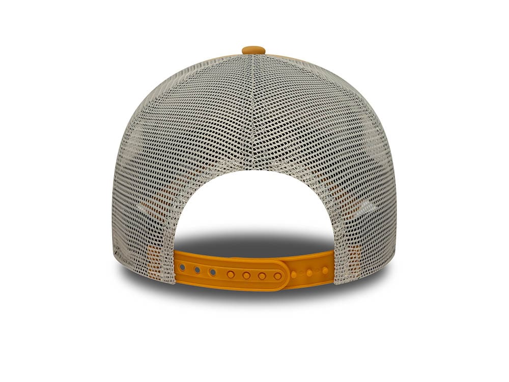 New Era Graphic Patch Beige 9Forty A Frame Trucker Snapback Gorra