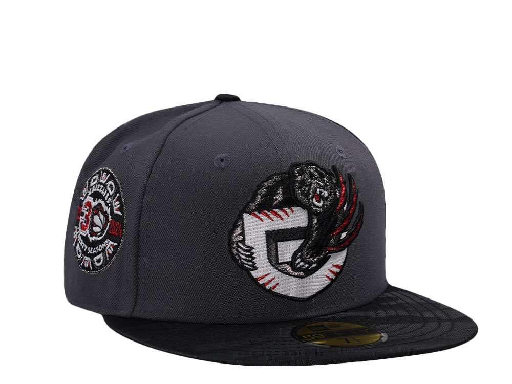 New Era Vancouver Grizzlies 30 Seasons Dark Gray Glow In The Dark Moon Edition 59Fifty Fitted Gorra