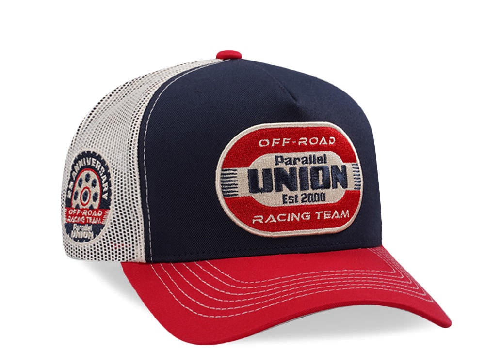 Parallel Union Off Road Racing Team Navy Edition Trucker Snapback Gorra