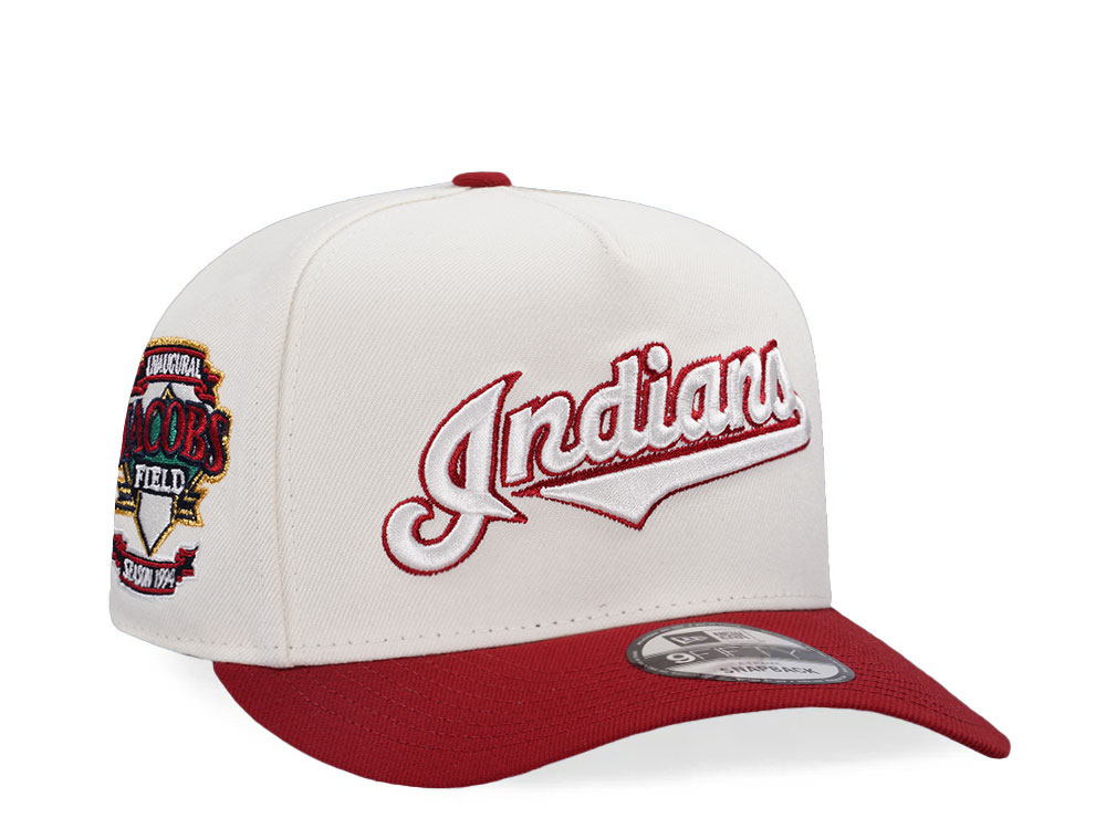 New Era Cleveland Indians Inaugural Season 1994 Chrome Two Tone Edition A Frame 9Fifty Snapback Gorra
