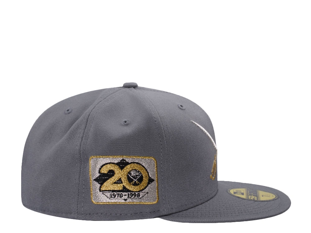 New Era Buffalo Sabres 20th Anniversary Gray Prime Edition 59Fifty Fitted Gorra