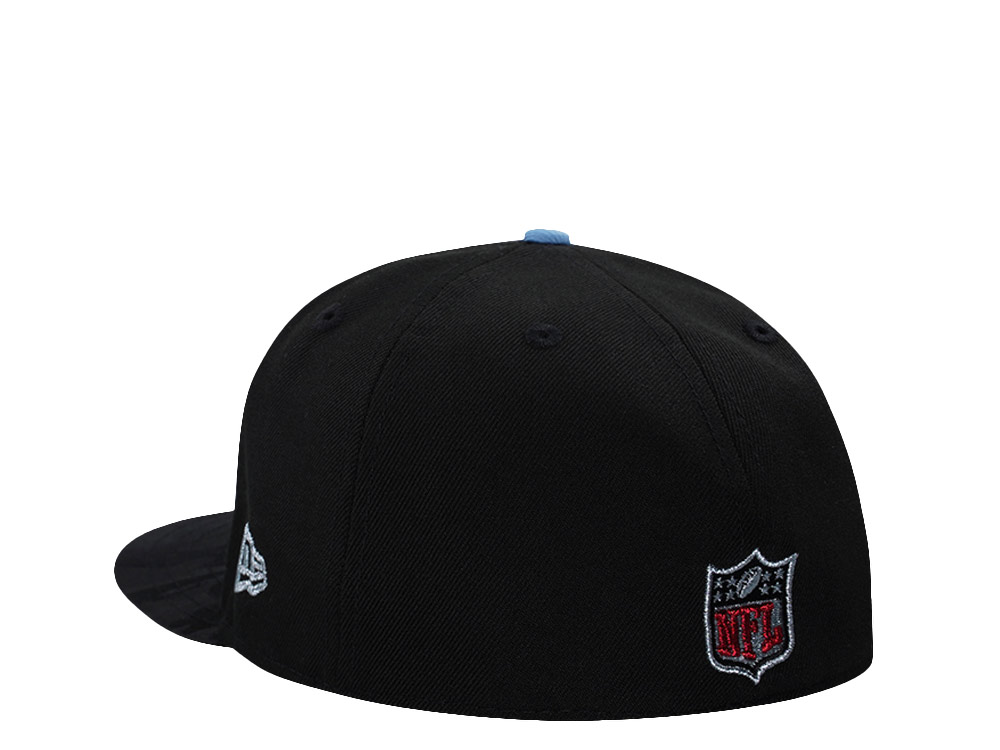 New Era Houston Texans Black Metallic Two Tone Edition 59Fifty Fitted Gorra