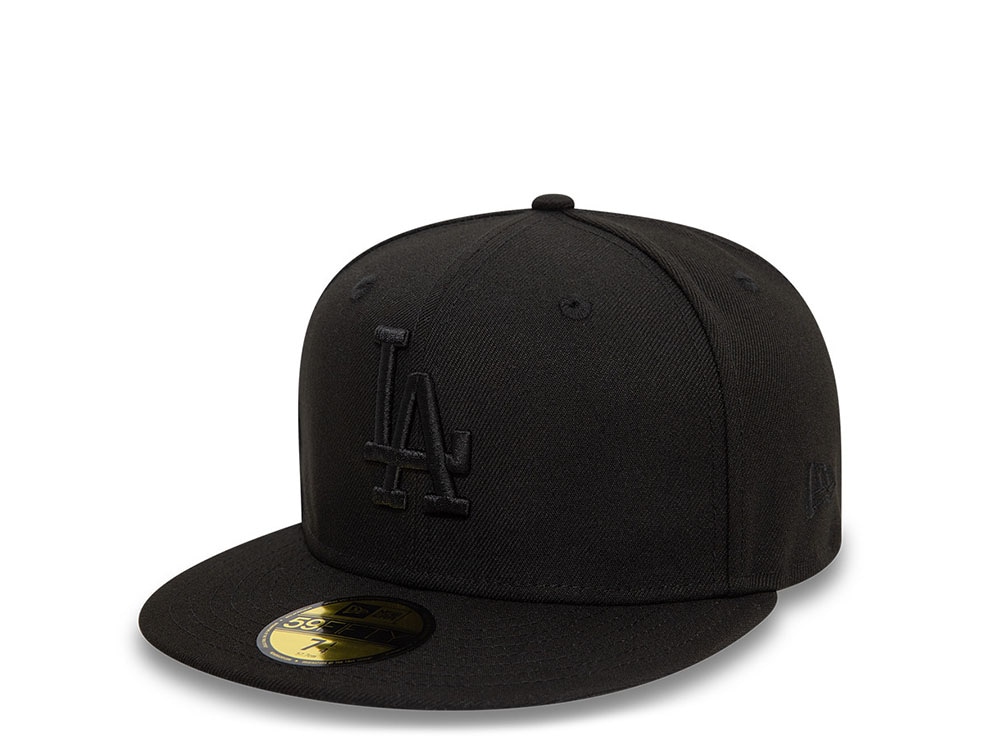New Era Los Angeles Dodgers Plain Blackout Prime Edition 59Fifty Fitted Gorra