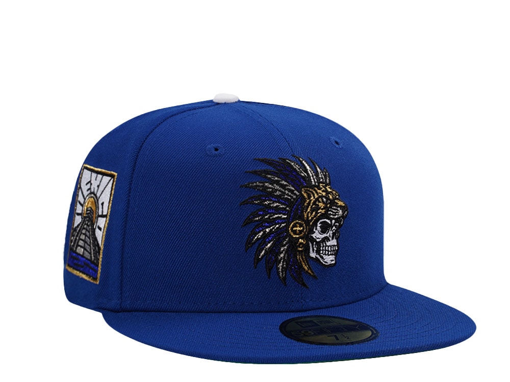 New Era Mexico Warrior Royal Blue Prime Edition 59Fifty Fitted Gorra