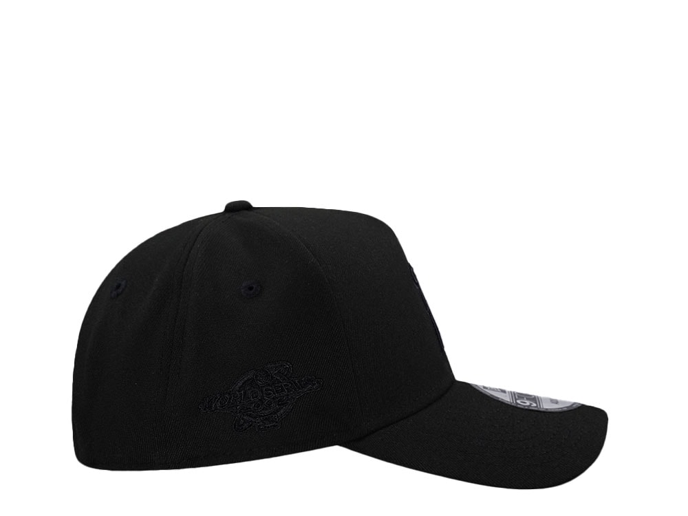 New Era Anaheim Angels World Series 2002 Black Out Red Edition 9Forty A Frame Snapback Gorra