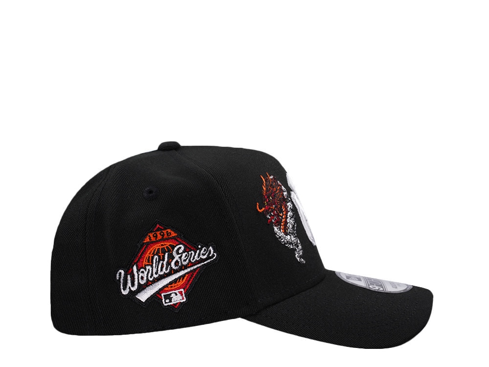 New Era New York Yankees World Series 1996 Dragon Black Prime Edition 9Forty A Frame Snapback Gorra