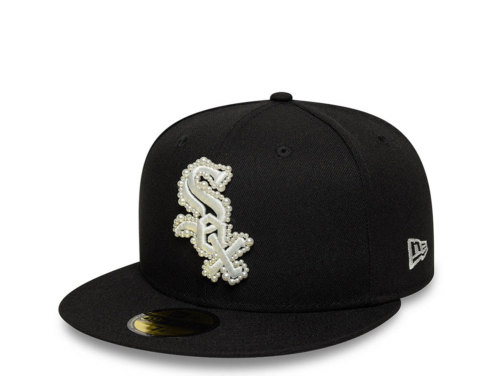 New Era Chicago White Sox Faux Pearl Black Prime Edition 59Fifty Fitted Gorra