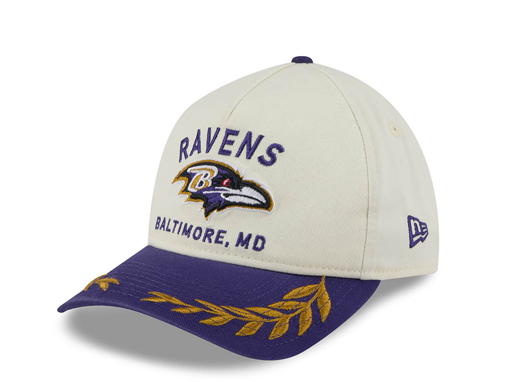 New Era Baltimore Ravens 2025 Draft Edition 9Twenty A Frame Strapback Gorra
