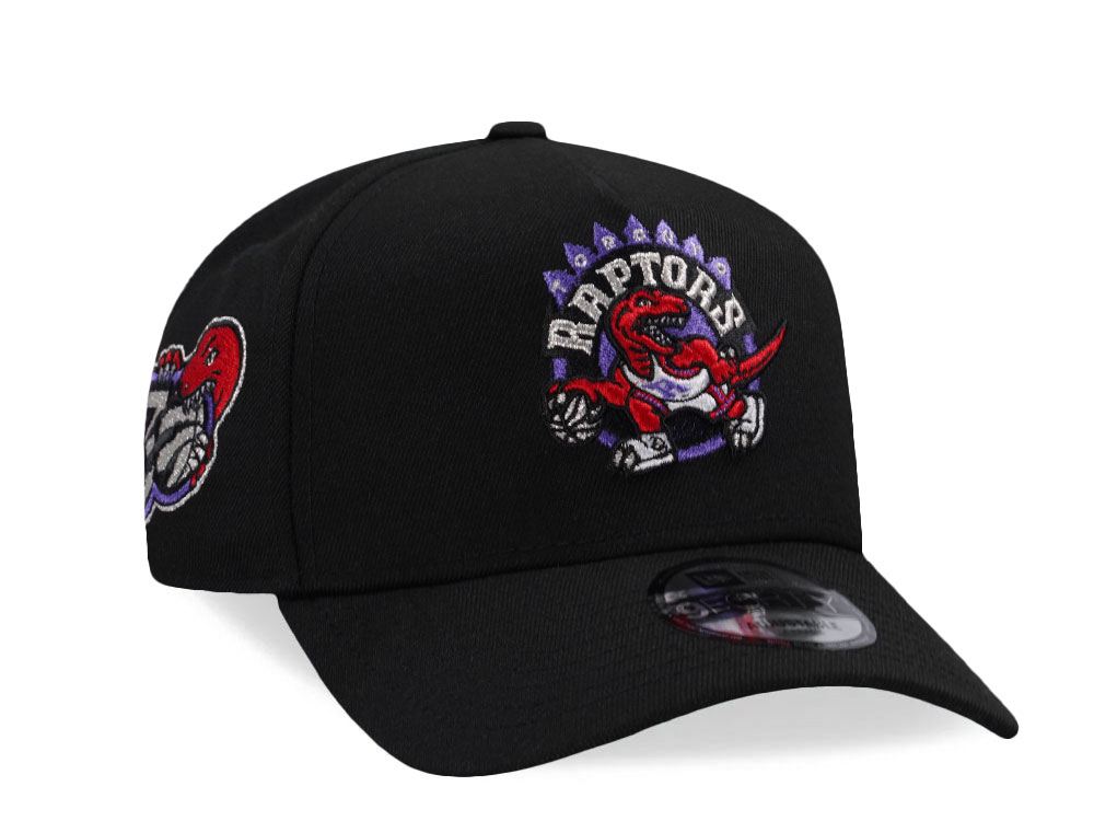 New Era Toronto Raptors 30th Anniversary Black Prime Edition 9Forty A Frame Snapback Gorra