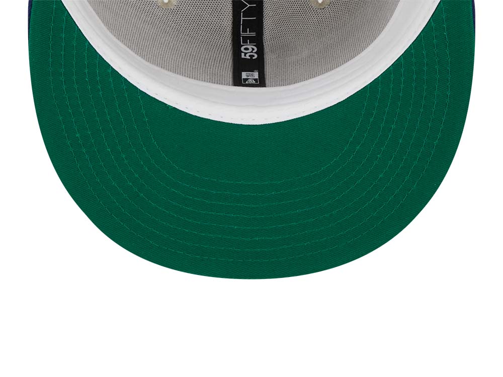 New Era Los Angeles Dodgers Farm Team Stone Throwback Two Tone Edition 59Fifty Fitted Gorra