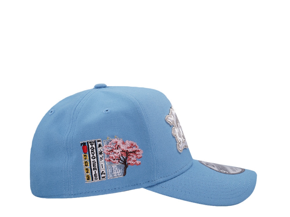 New Era Los Angeles Dodgers Tokyo Series Sky Blue Prime Edition 9Forty A Frame Snapback Gorra