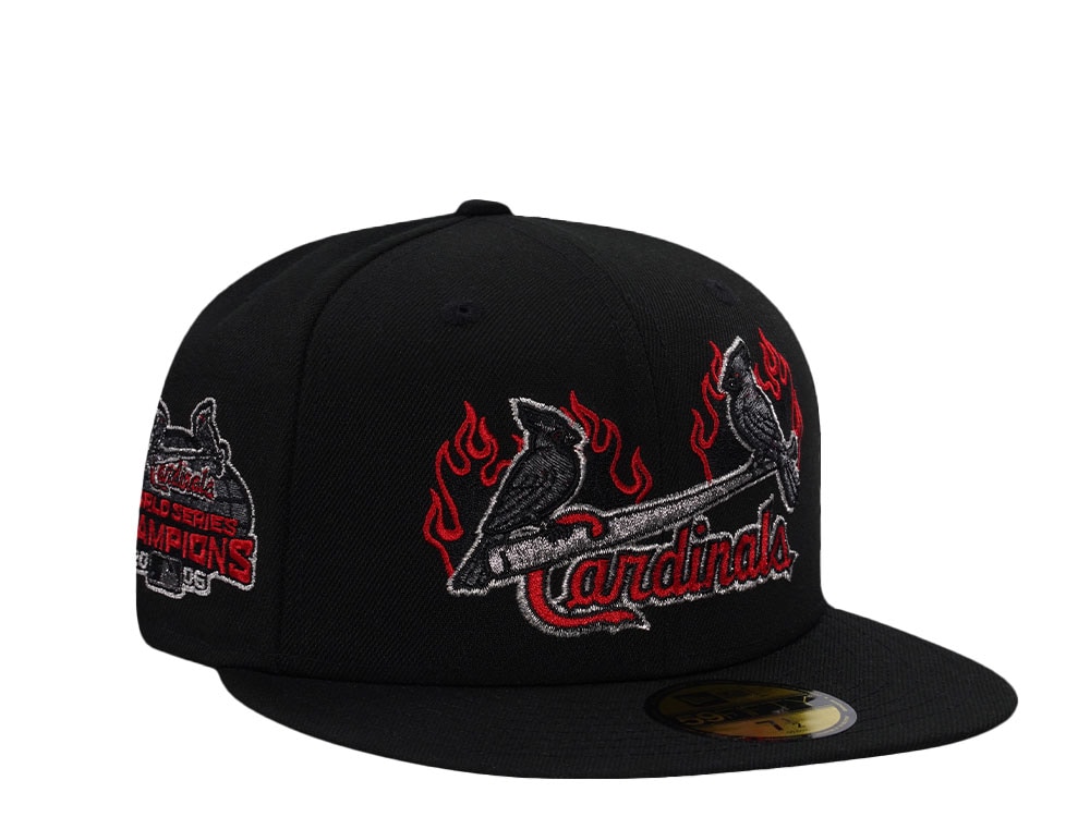 New Era St. Louis Cardinals World Series Champions 2006 Black Prime Edition 59Fifty Fitted Gorra