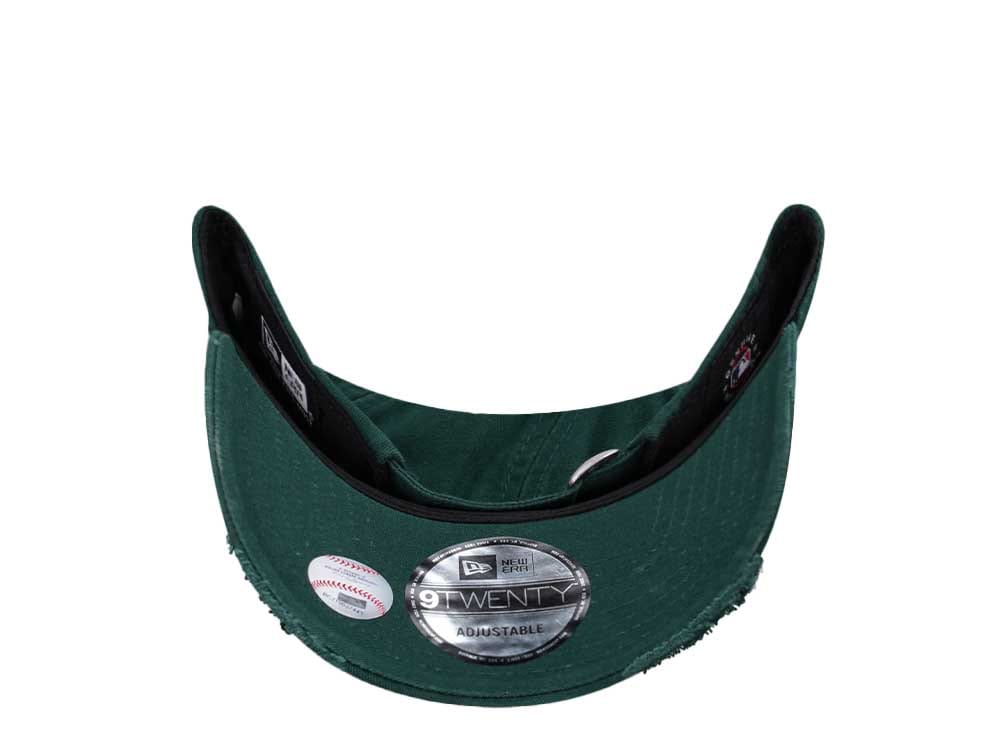 New Era Oakland Athletics Dark Green Washed Distress 9Twenty Strapback Gorra
