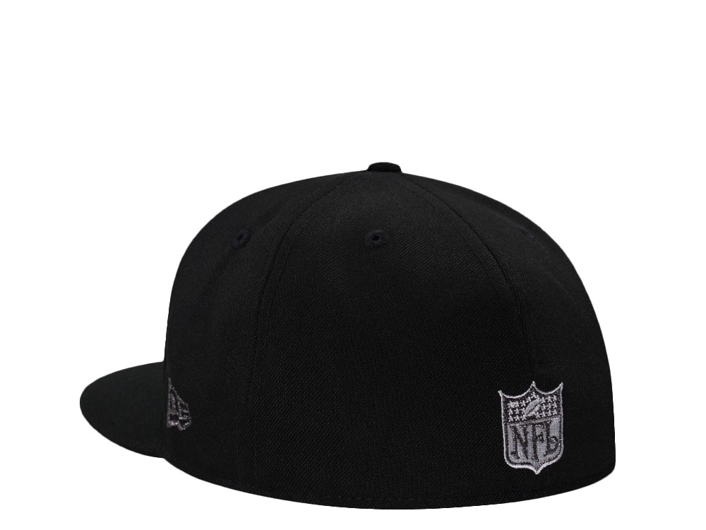 New Era Las Vegas Raiders 75th Anniversary Black Prime Edition 59Fifty Fitted Gorra