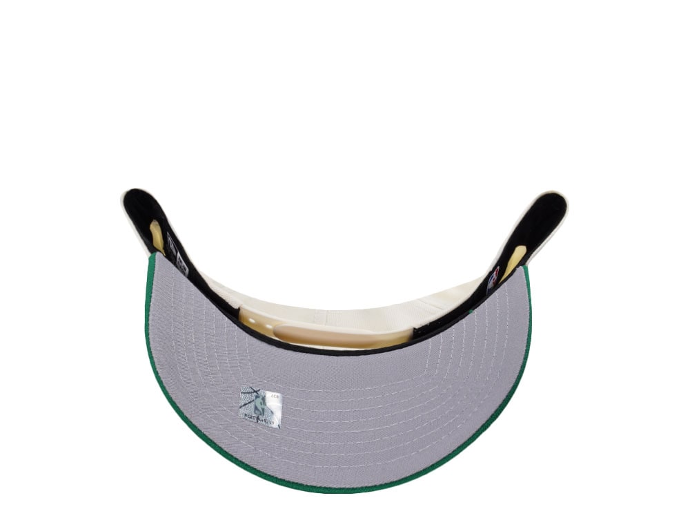 New Era Boston Celtics Script Chrome Two Tone Edition 9Forty A Frame Snapback Gorra
