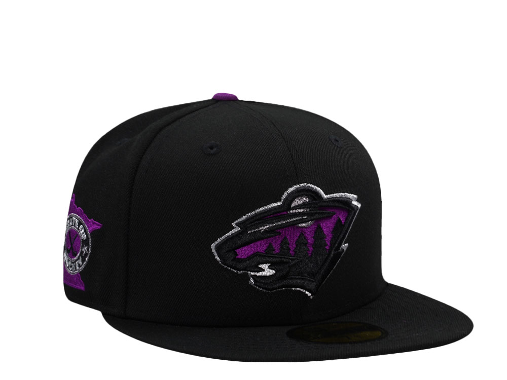 New Era Minnestoa Wild State of Hockey Purple Detail Prime Edition 59Fifty Fitted Gorra