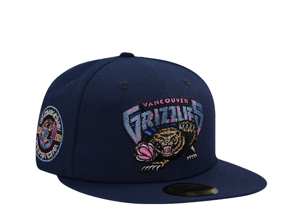 New Era Vancouver Grizzlies 25th Anniversary Ocean Blue Prime Edition 59Fifty Fitted Gorra