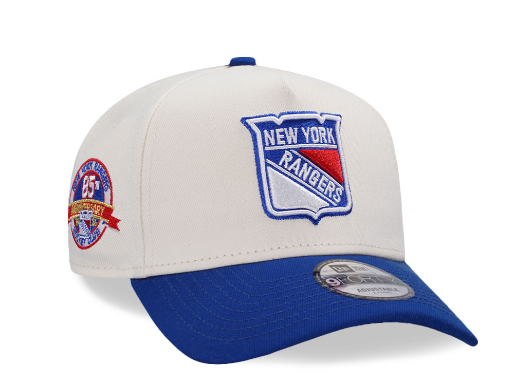 New Era New York Rangers 85th Anniversary Chrome Two Tone Edition 9Forty A Frame Snapback Gorra